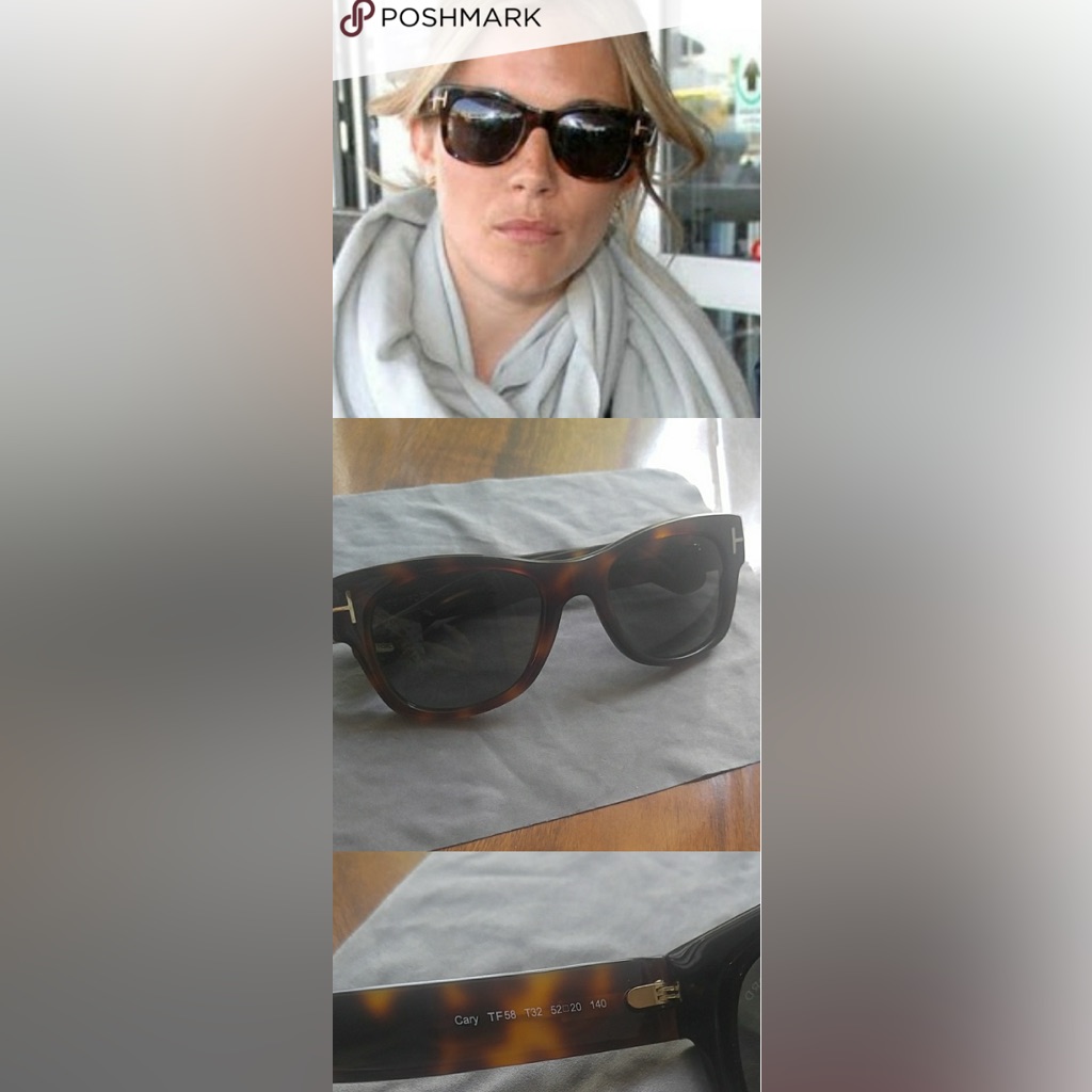 Tom Ford Cary Sunglasses Tf58 Tortoise Brown